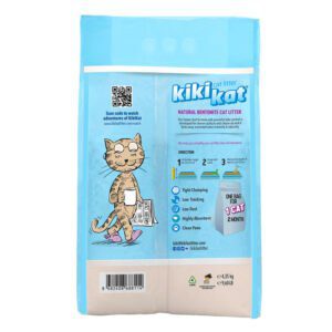 Kiki Kat White Bentonite Clumping Cat Litter –Cleany-10 L