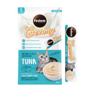 Fedem Cat Creamy Treats – Tuna Flavour with Goat Milk