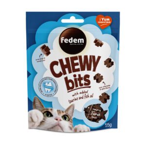 Fedem Chewy Bits for Cats – Tempting Tuna Flavour 55g