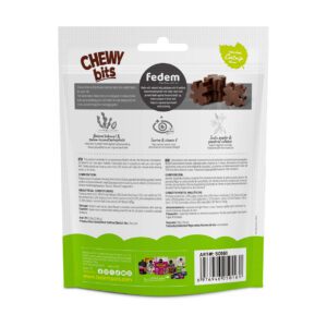 Fedem Chewy Bits for Cats – Extra Fresh Catnip Flavour for Cats 55g