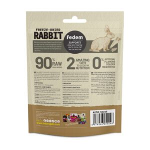 Fedem Freeze-Dried Cat Treat – Rabbit & Carrot 22g
