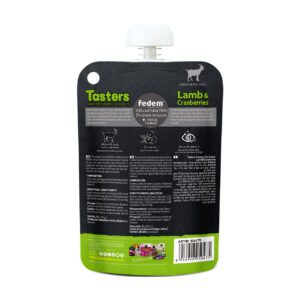 Fedem Tasters Creamy Cat Snack – Lamb & Cranberries 80g