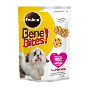 Fedem Bene Bites for Puppy – Supports Brain & Immune System 100g