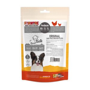 Fedem Farmore Jerky for Dogs – Original Cage-Free Chicken Fillets 75g