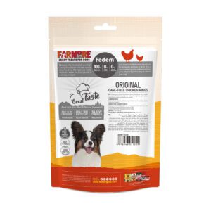 Fedem Farmore Jerky for Dogs – Original Cage-Free Chicken Rings 75g
