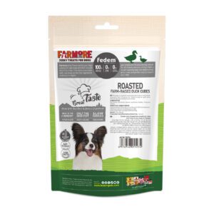 Fedem Farmore Jerky for Dogs – Roasted Farm-Raised Duck Cubes 75g