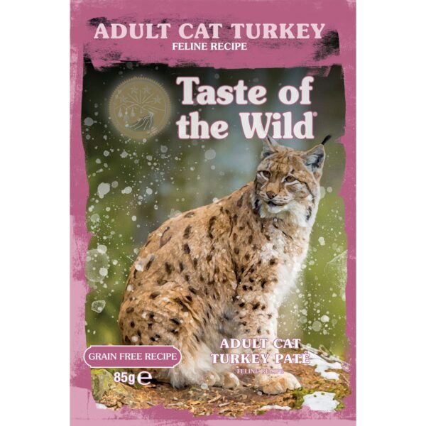 Taste of the Wild Adult Cat Turkey Patê – 85g