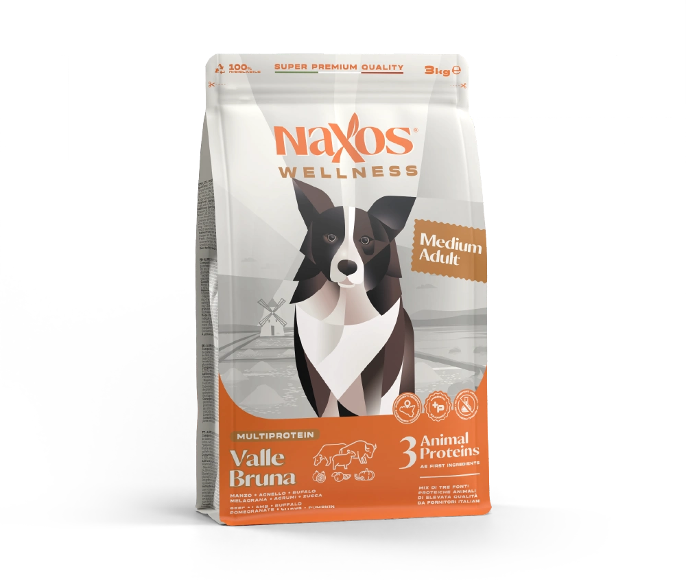 Naxos Adult Medium Natural Beef, Buffalo & Lamb – 3kg