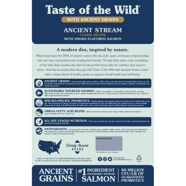 Taste of the Wild: Ancient Stream Canine Recipe