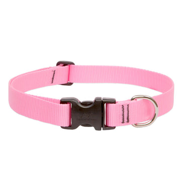 BASICS Adjustable Collar PINK 3/4″ FOR MEDIUM DOGS