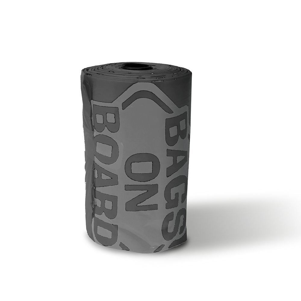 Bags on Board Dispenser Bone, Black, 30 Bags
