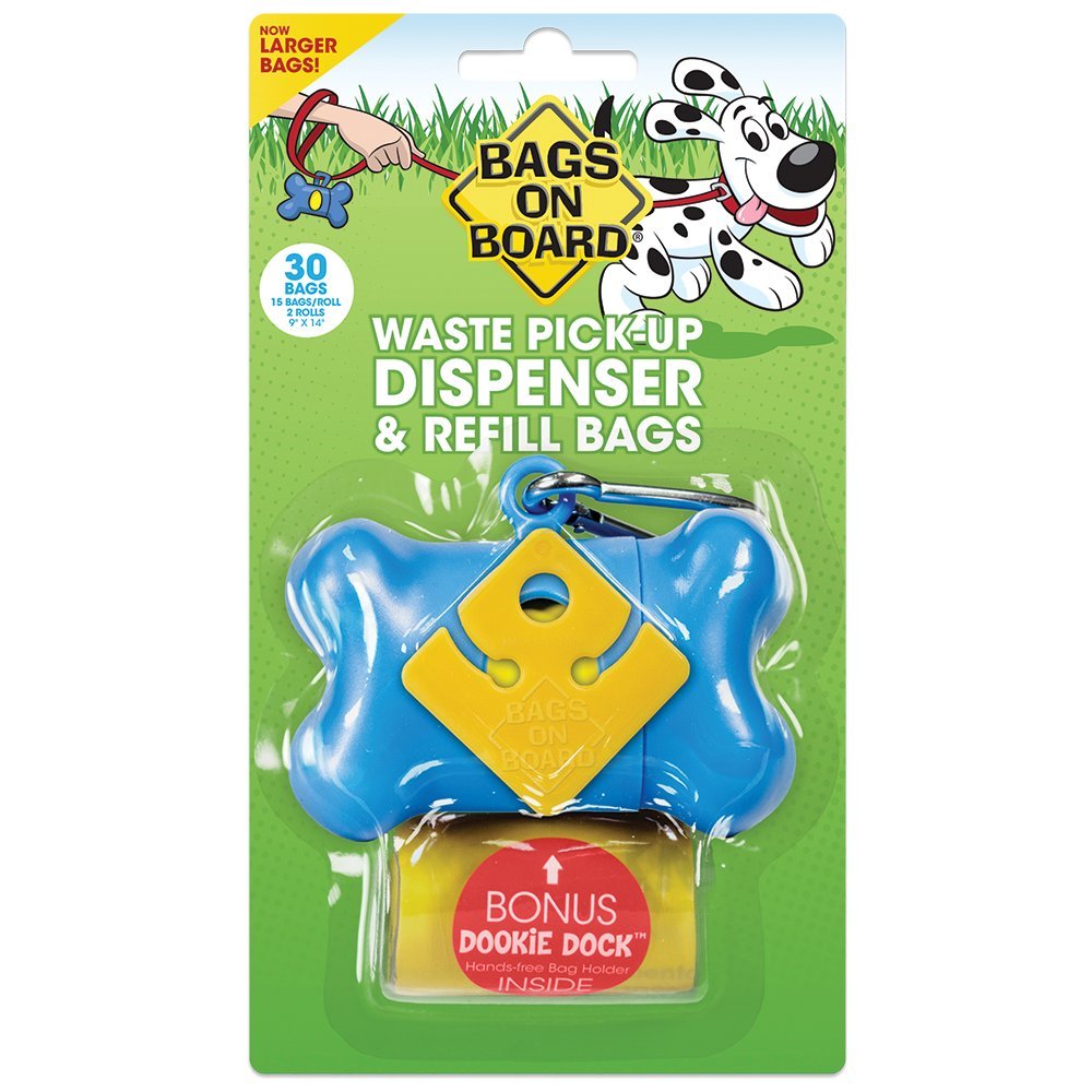 Bags on Board Dispenser Bone Blue(30 bags)