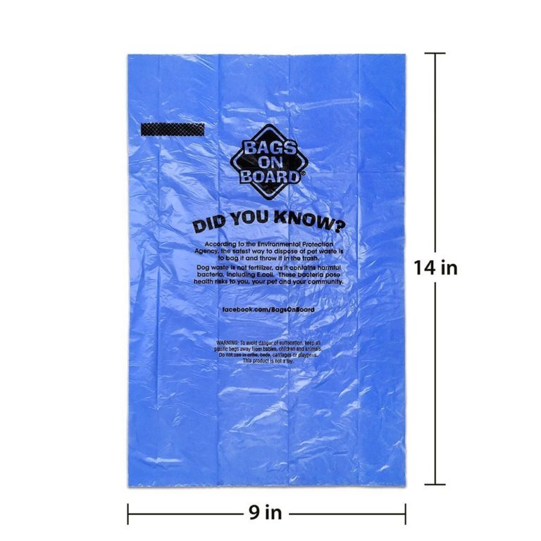 Bags on Board Dispenser Bone Blue(30 bags)