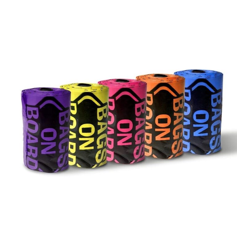 Bags On Board Rainbow Dog Poop Bags – 140 Bags