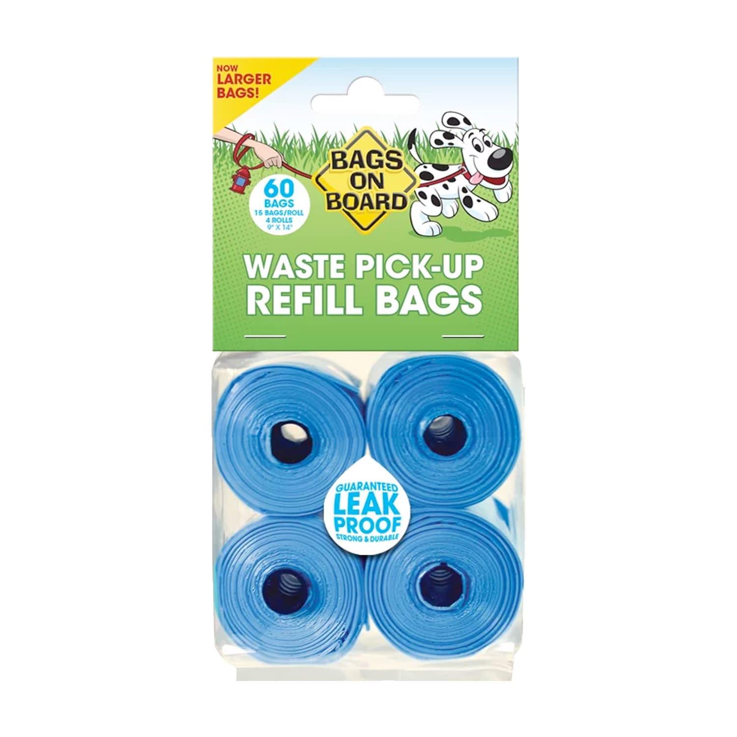 Bags on Board Refill Bags – Blue 60 bags (4×15)