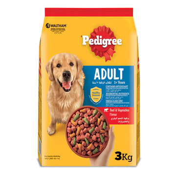 Pedigree Beef & Vegetables Adult Dry Dog Food