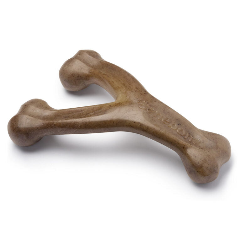 Benebone Wishbone Dog Chew Toy – Bacon