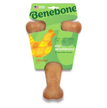 Benebone Wishbone Dog Chew Toy – Chicken