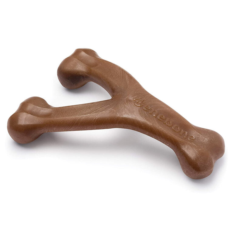 Benebone Wishbone Dog Chew Toy – Peanut