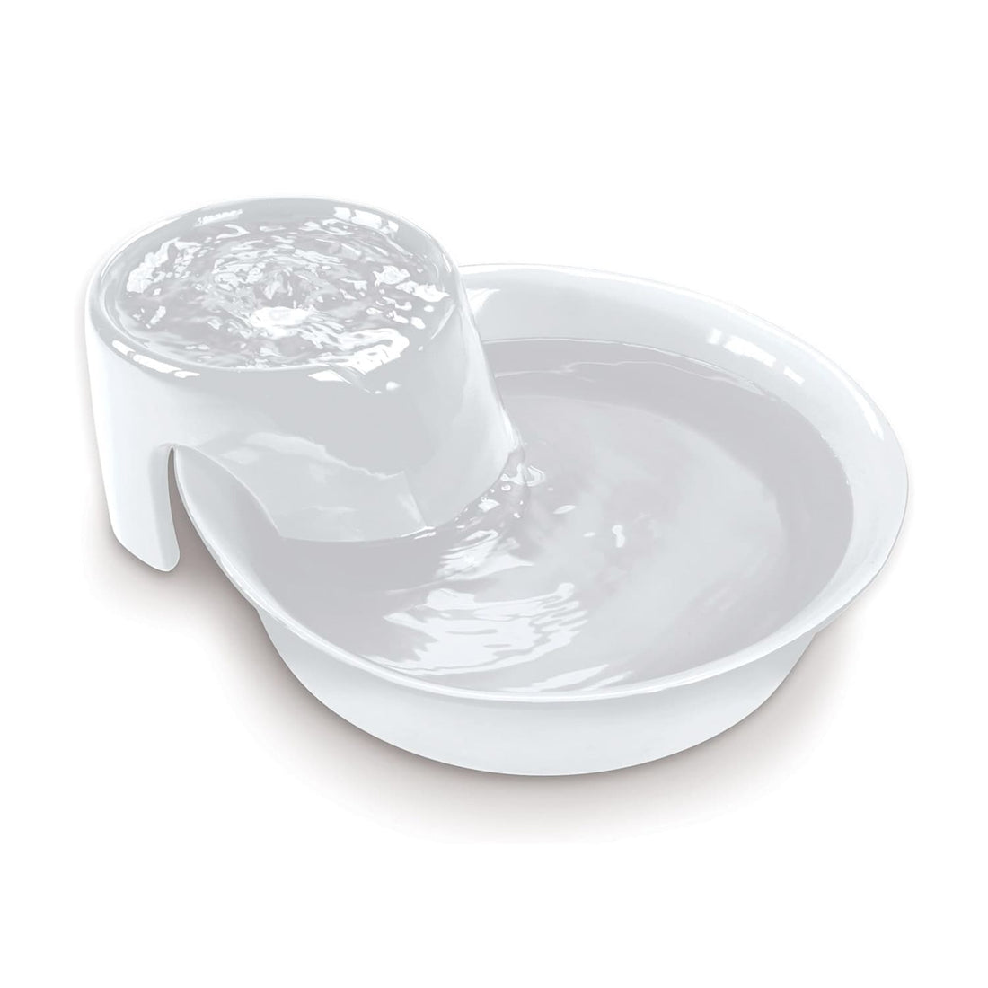 Pet Pioneer Big Max Ceramic Pet Drinking Fountain 128oz (White)