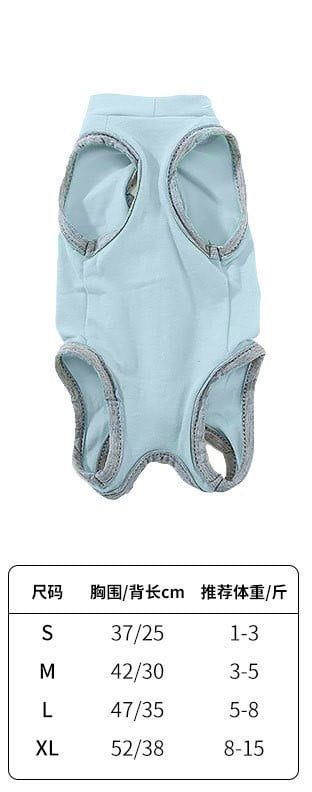 Cozy Paws Cat Surgical Recovery Suit - Medium