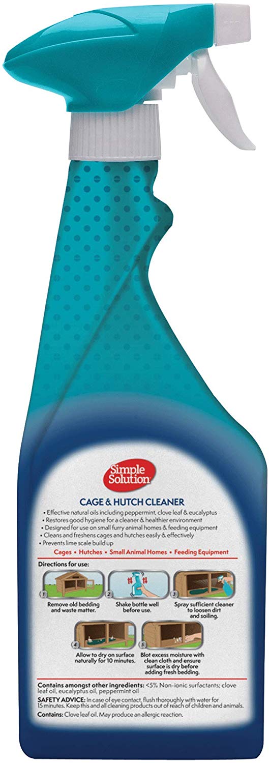 Simple Solution Cage & Hutch Natural Anti-Bacterial Cleaner – 500 ml
