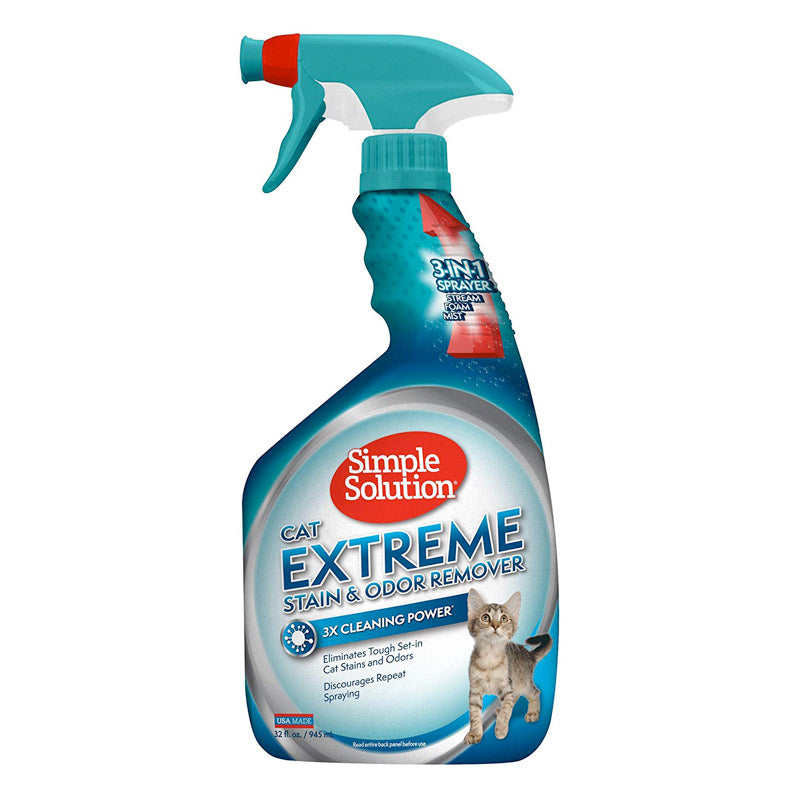 Simple Solution Extreme Cat Stain Odor Remover – 32 OZ