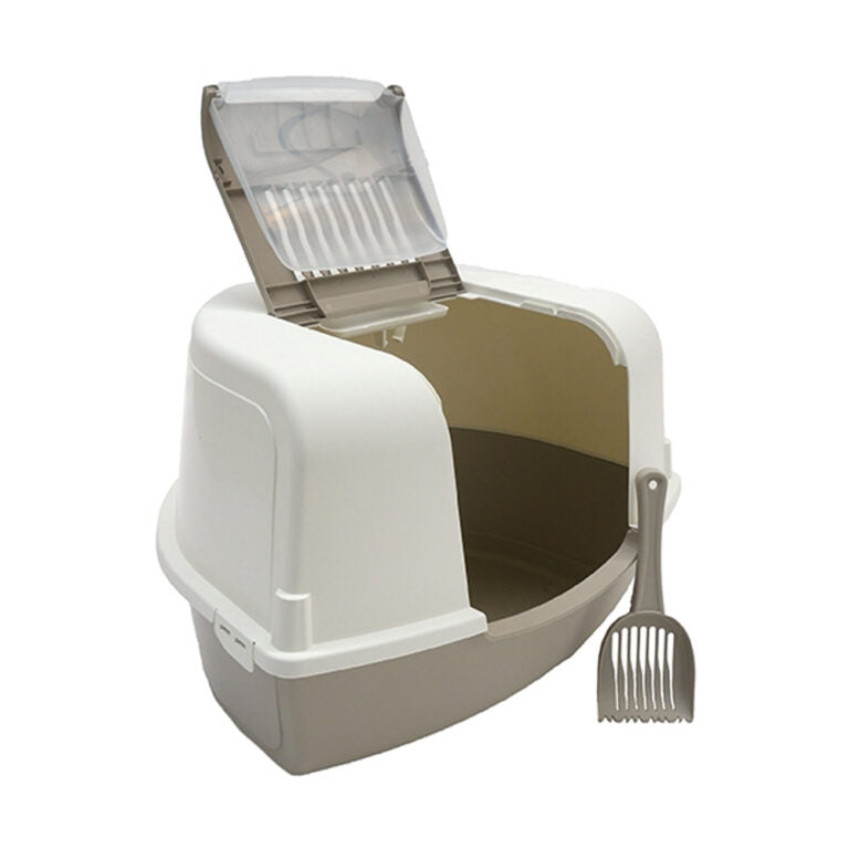 Bergamo Toilet Ariel Corner Litter Tray and Scoop