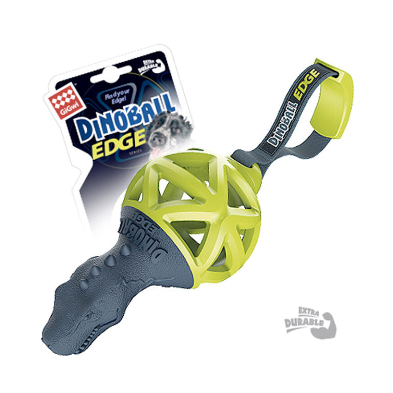 GiGwi Dinoball Edge Apatosaurus Green