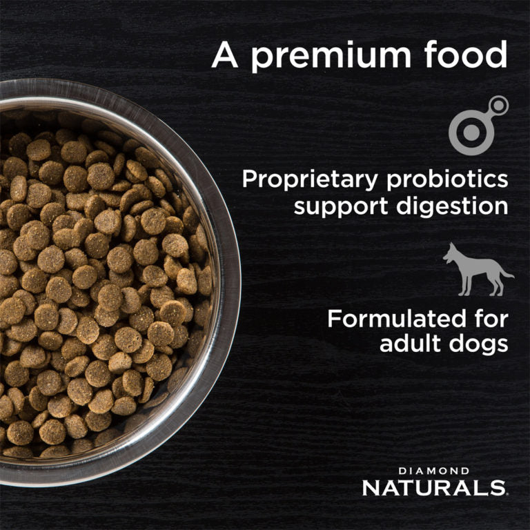 Diamond Naturals Adult Dog Beef Meal & Rice Formula 18.14kg