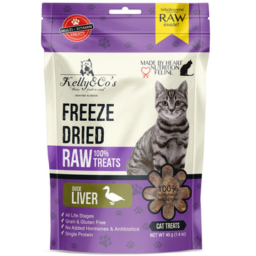 KELLY & CO’S Single Ingredient Freeze-Dried Duck Liver For Cat - 40G