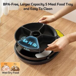 UBPet Smart Refrigerated 5 Meal Auto Pet Feeder F10