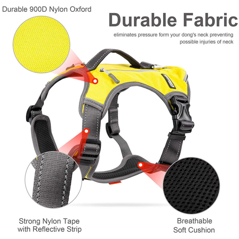Fida Dog Harness – Yellow