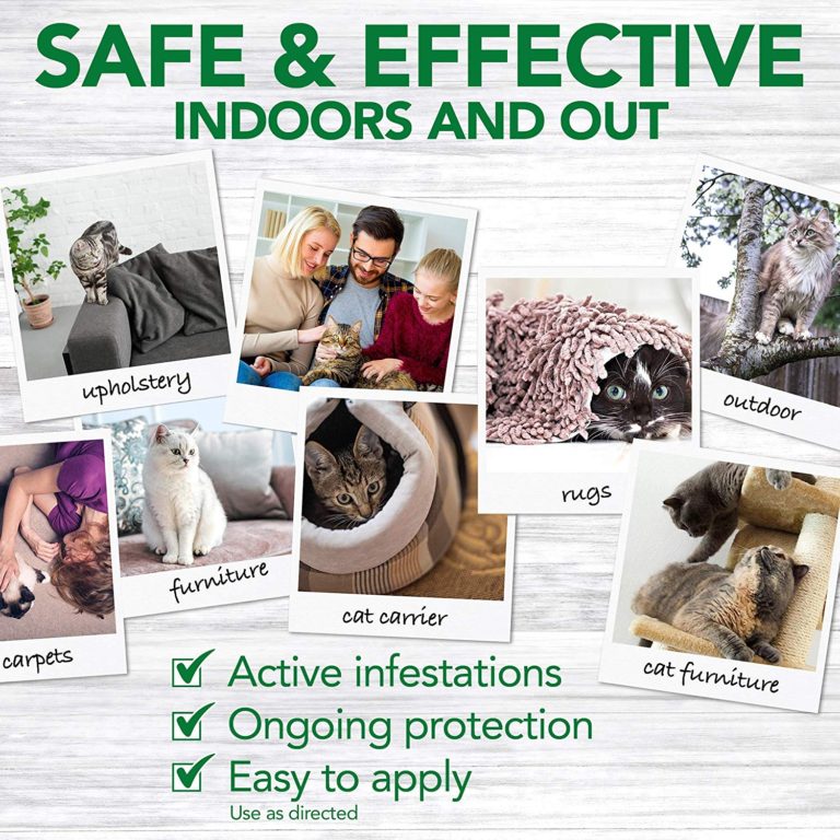 Vet's Best Natural Flea and Tick Home Spray for CATS, 32 oz