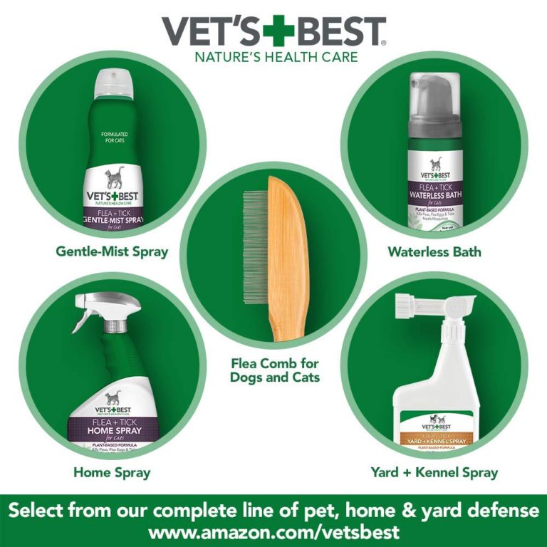 Vet's Best Natural Flea and Tick Home Spray for CATS, 32 oz