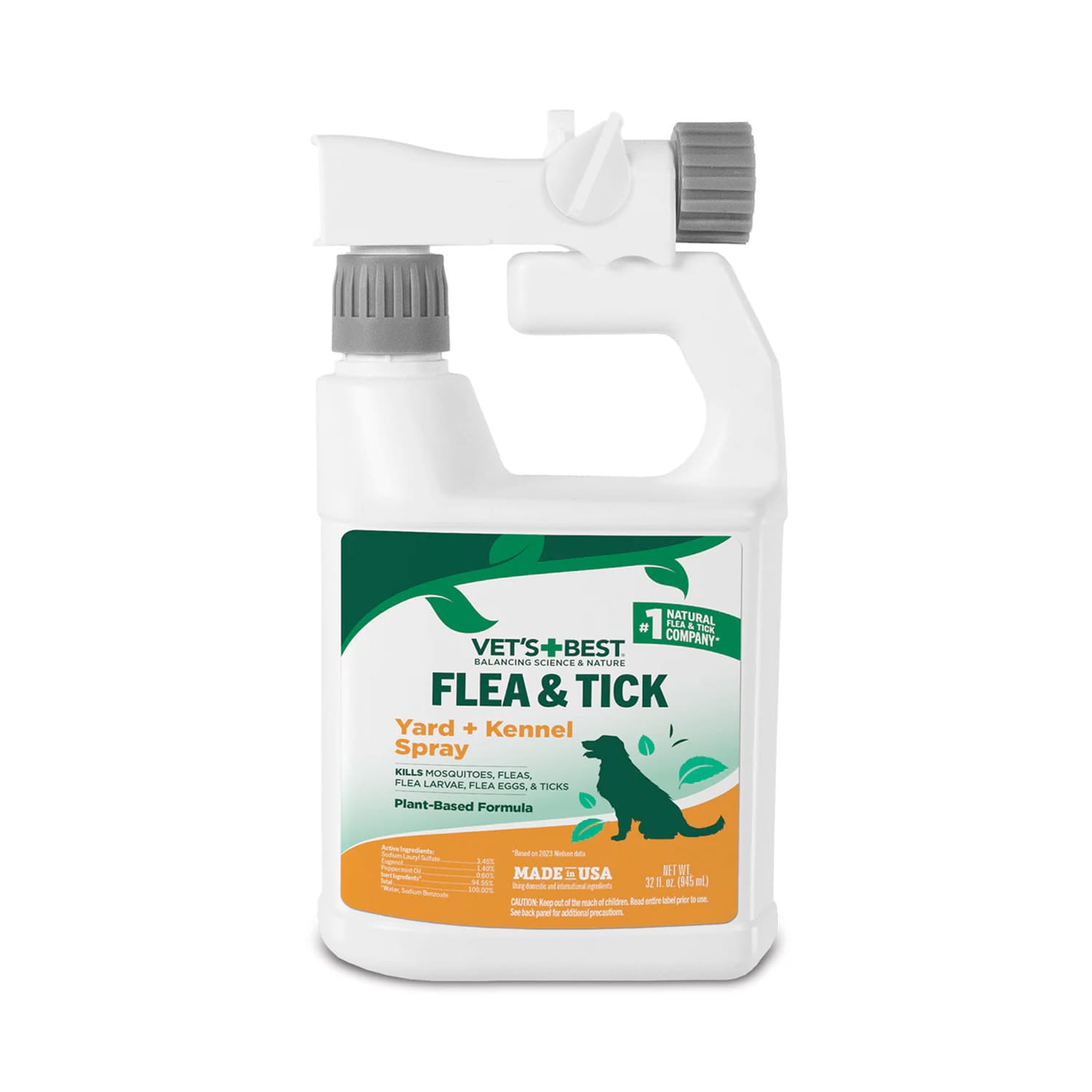 Vet’s Best Flea + Tick Yard & Kennel Spray (32 oz)