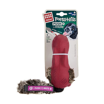 GiGwi Forestail Rabbit Push to Mute with Plush Tail (Purple)