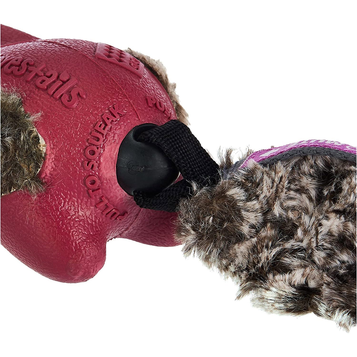 GiGwi Forestail Rabbit Push to Mute with Plush Tail (Purple)
