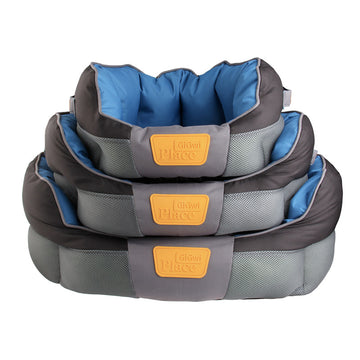 Gigwi Place Soft Bed Canvas TPR (Blue & Black)