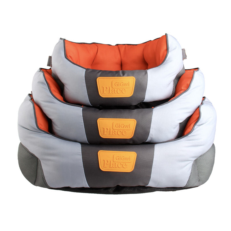 Gigwi Place Soft Bed Canvas TPR Red & Orange