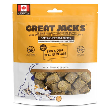 Great Jack’s Skin & Coat Grain-Free Dog Treats 9.2oz / 261gm