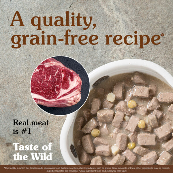 Taste of the Wild: High Prairie Canine Recipe with Bison in Gravy 374gr