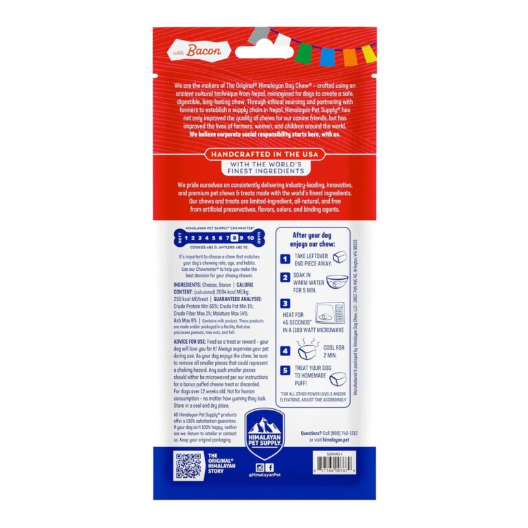 Himalayan Dog Chew Bacon – Large