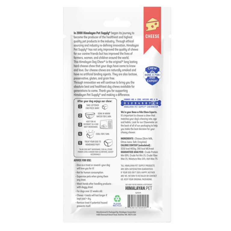 Himalayan Dog Chew Cheese – Large
