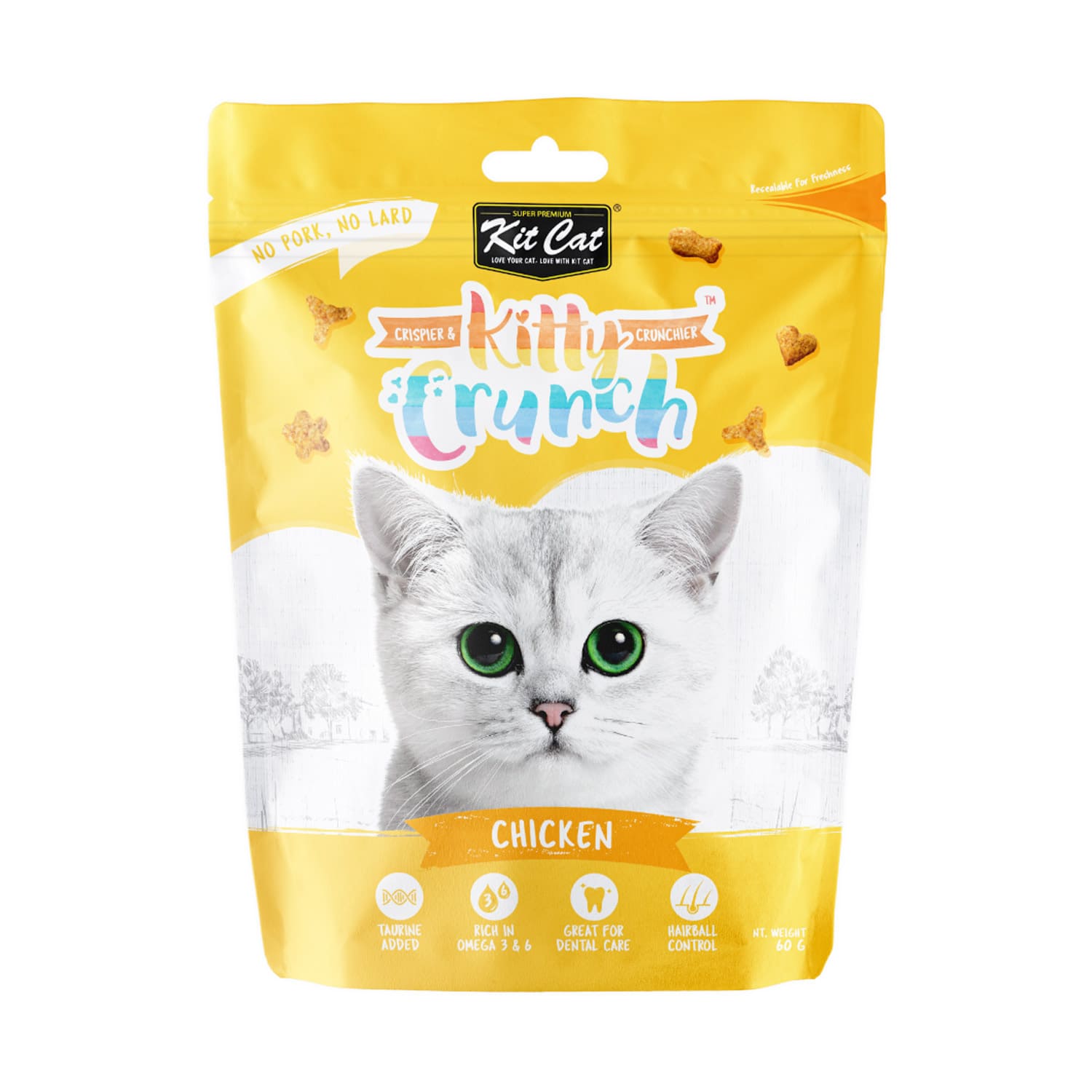 Kit Cat Kitty Crunch Chicken Flavor 60g