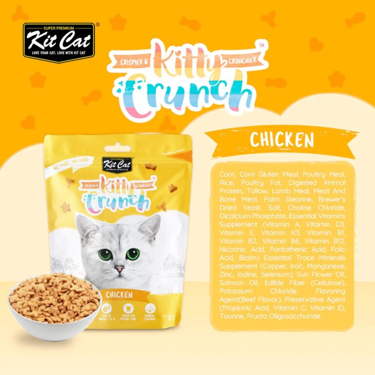 Kit Cat Kitty Crunch Chicken Flavor 60g