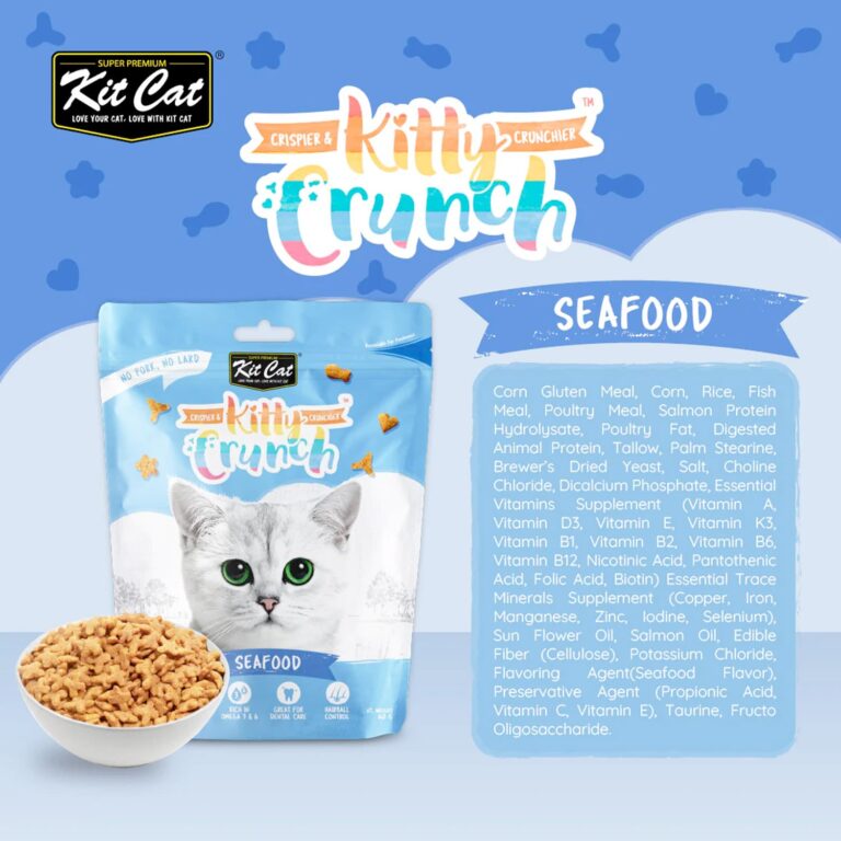 Kit Cat Kitty Crunch Seafood Flavor 60g