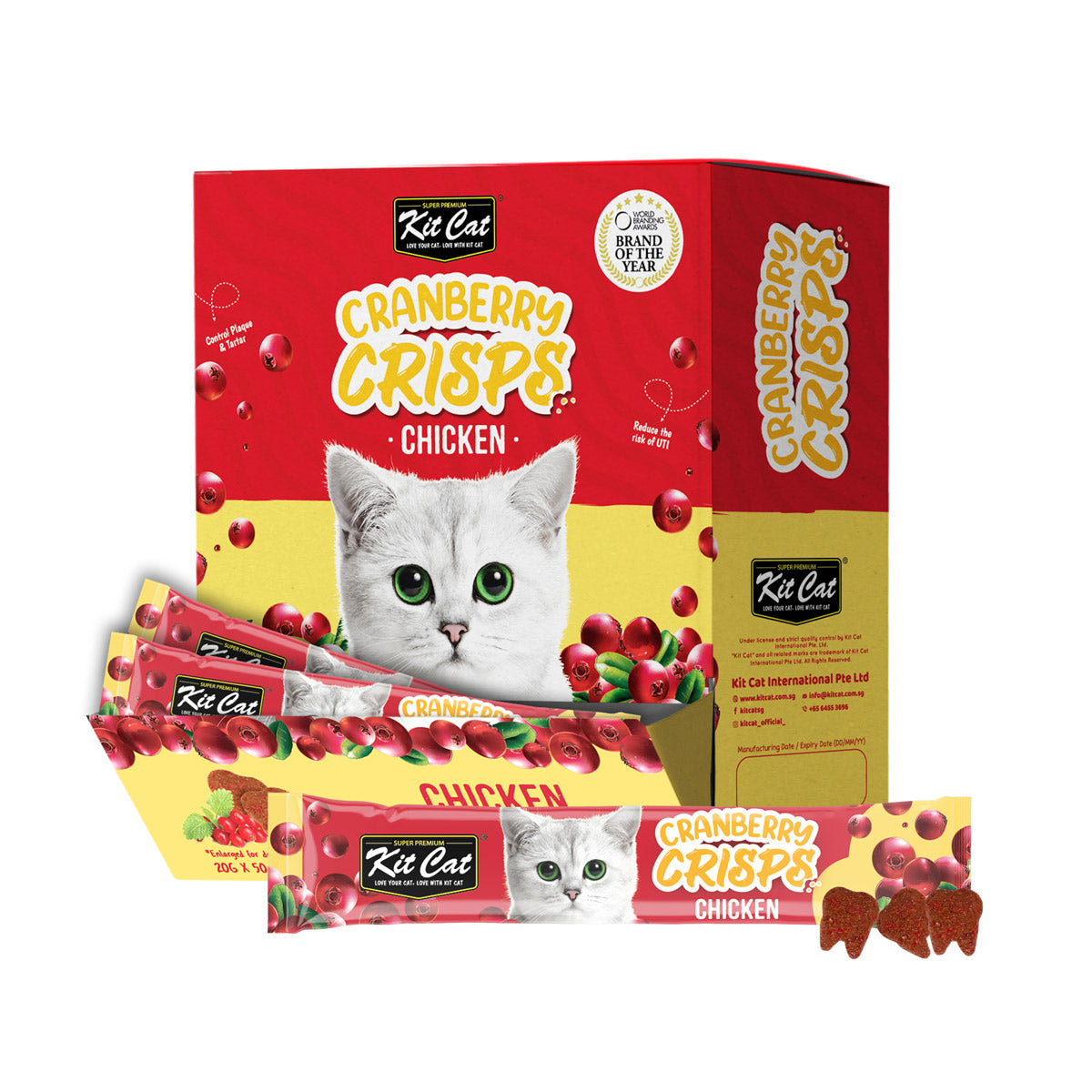 Kit Cat Cranberry Crisps Chicken 20g (50pcs = 1 box)