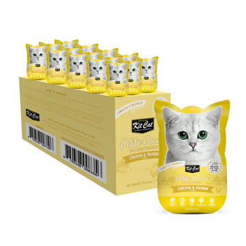 Kit Cat Petite Pouch 70g – Chicken & Salmon (1 Box -24pcs)