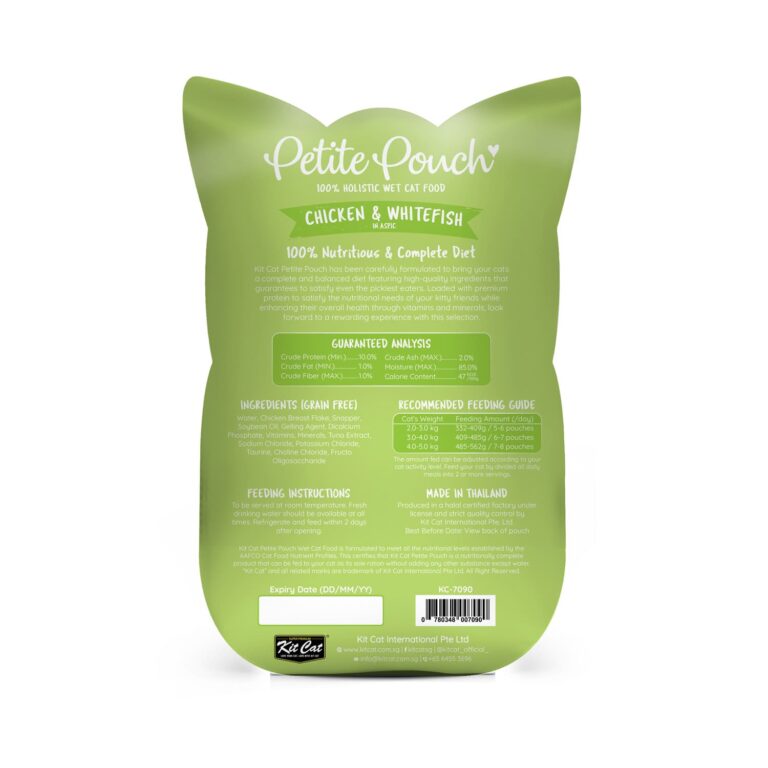 Kit Cat Petite Pouch 70g – Chicken & Whitefish (1 Box -24pcs)